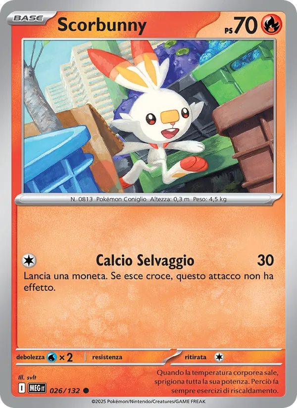 Scorbunny Megaevoluzione 026/132