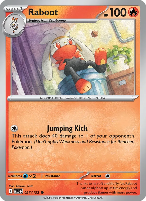 Raboot Mega Evolution 027/132