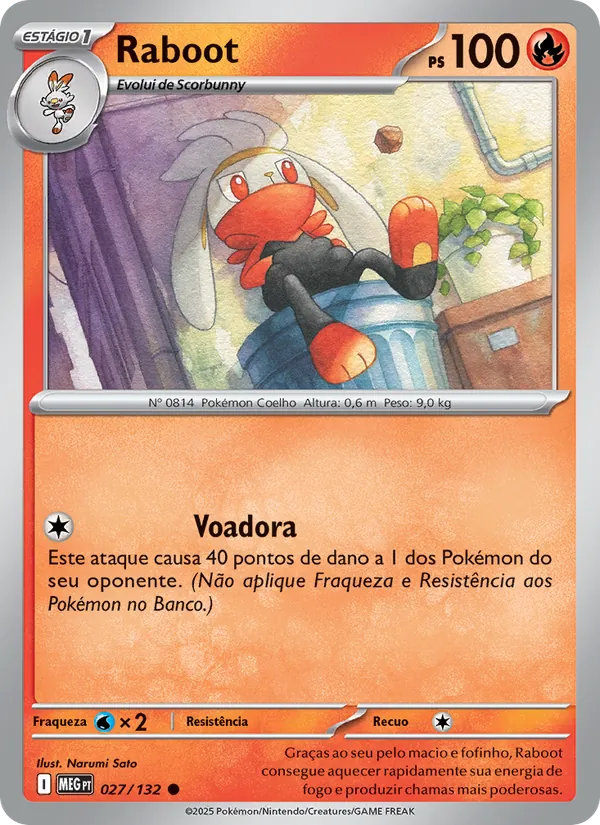 Raboot Megaevolução 027/132