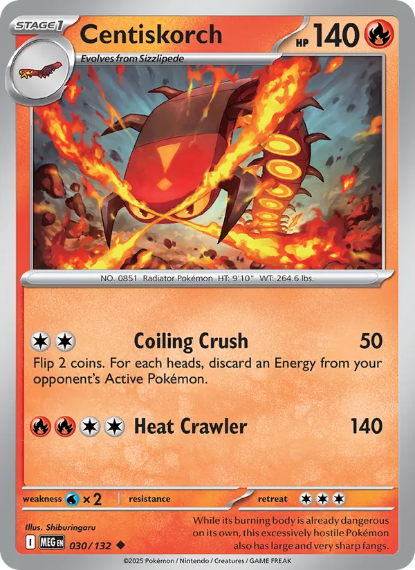 Centiskorch Mega Evolution 030/132