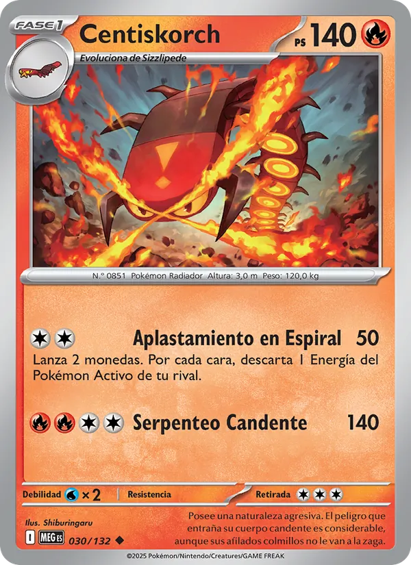 Centiskorch Megaevolución 030/132
