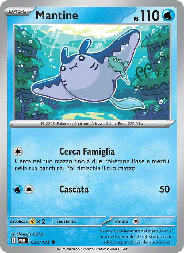 Mantine Megaevoluzione 032/132