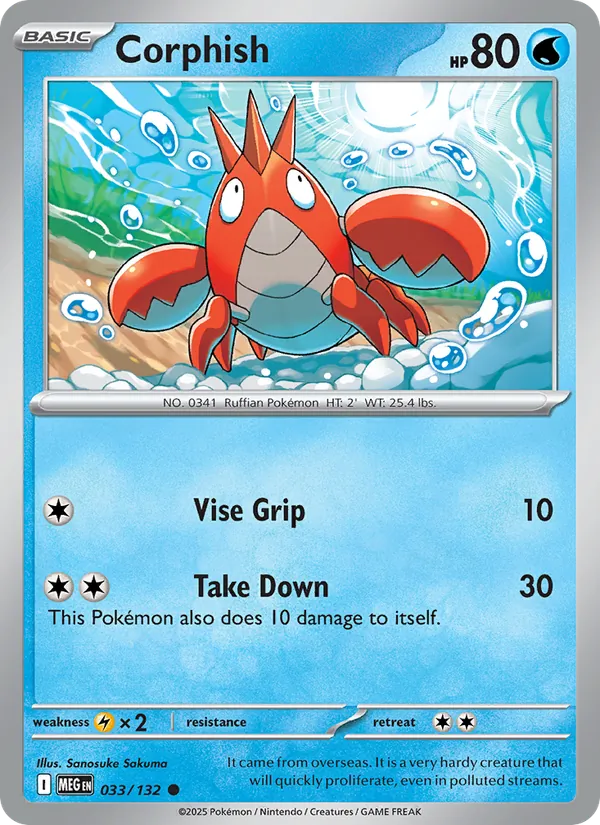 Corphish Mega Evolution 033/132