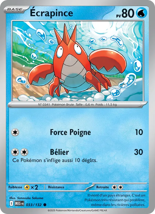 Écrapince Méga-Évolution 033/132