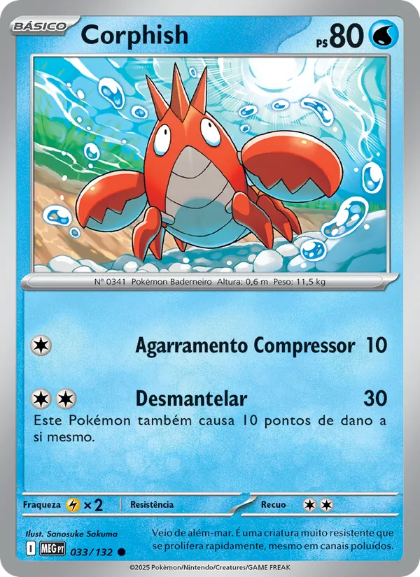 Corphish Megaevolução 033/132