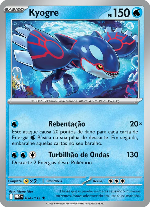 Kyogre Megaevolução 034/132