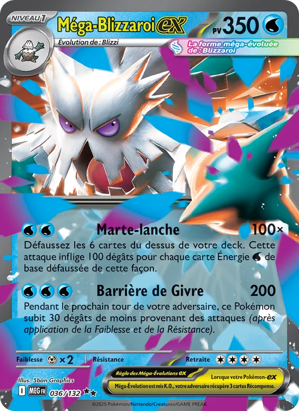 Méga-Blizzaroi-ex Méga-Évolution 036/132