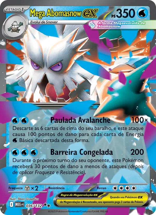 Mega Abomasnow ex Megaevolução 036/132