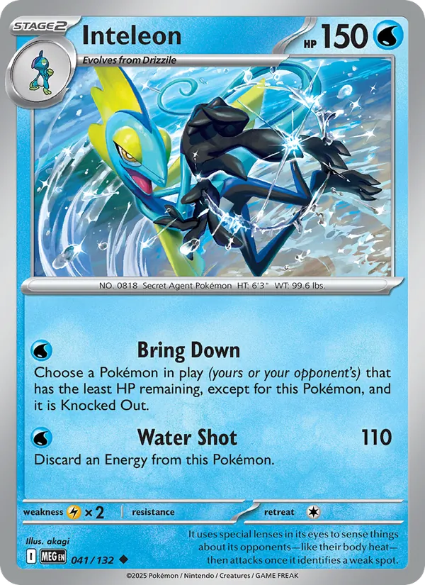 Inteleon Mega Evolution 041/132