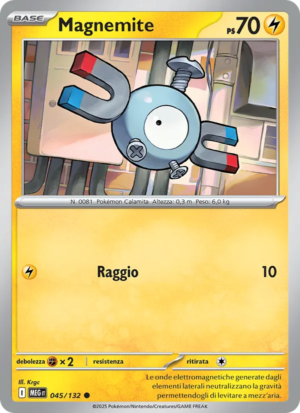 Magnemite Megaevoluzione 045/132