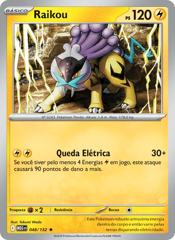 Raikou Megaevolução 048/132