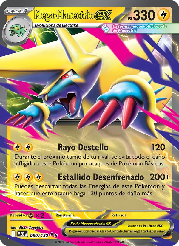 Mega-Manectric ex Megaevolución 050/132