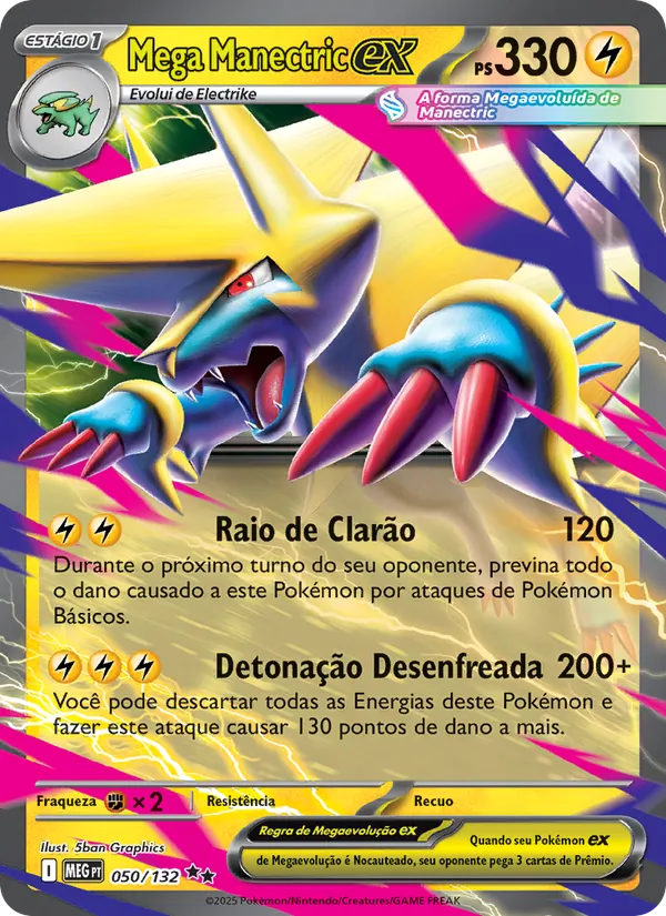 Mega Manectric ex Megaevolução 050/132