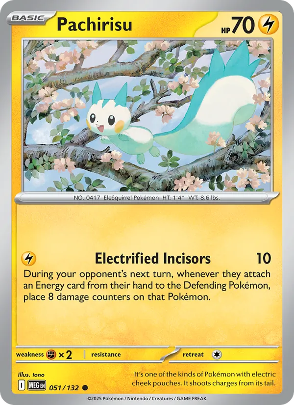 Pachirisu Mega Evolution 051/132