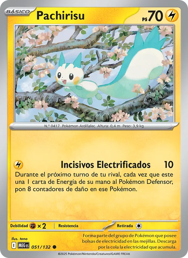 Pachirisu Megaevolución 051/132