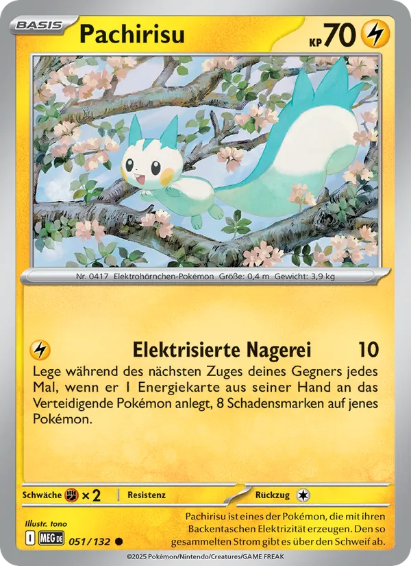 Pachirisu Mega-Entwicklung 051/132