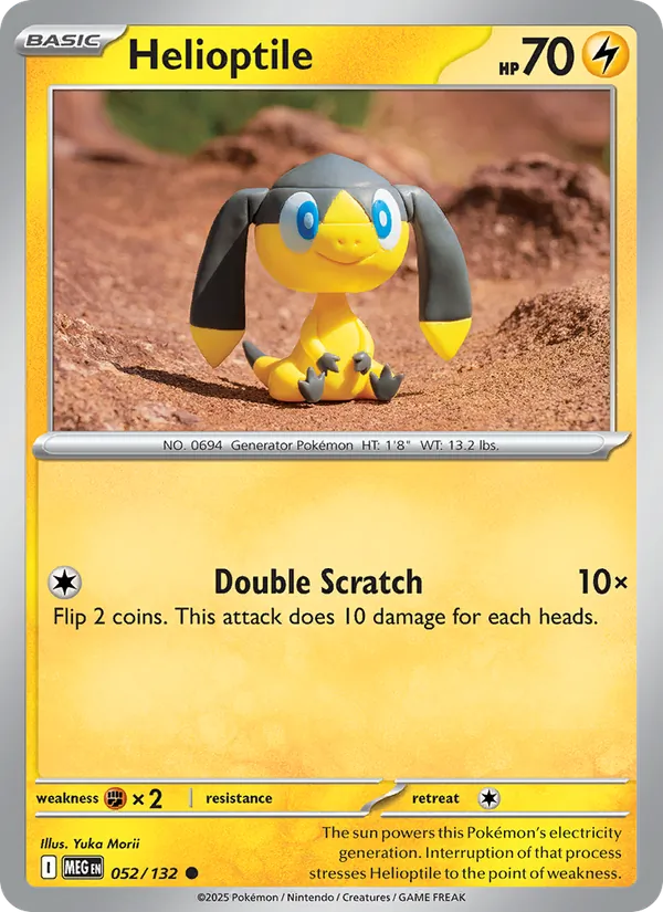 Helioptile Mega Evolution 052/132