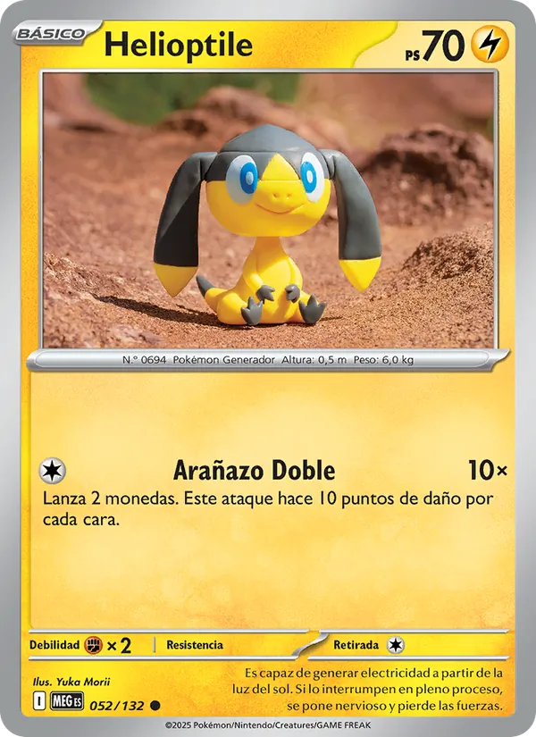 Helioptile Megaevolución 052/132