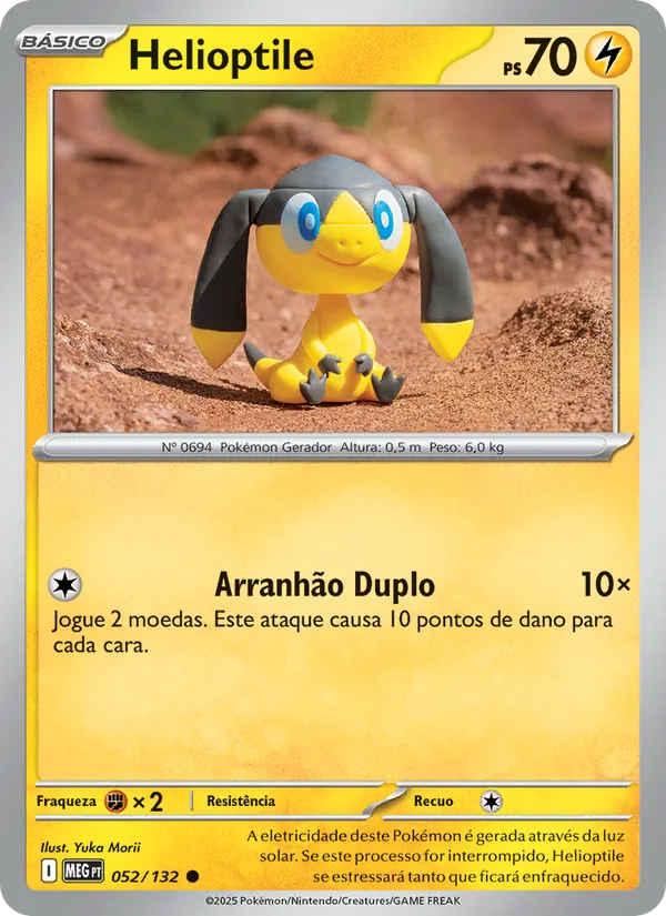 Helioptile Megaevolução 052/132
