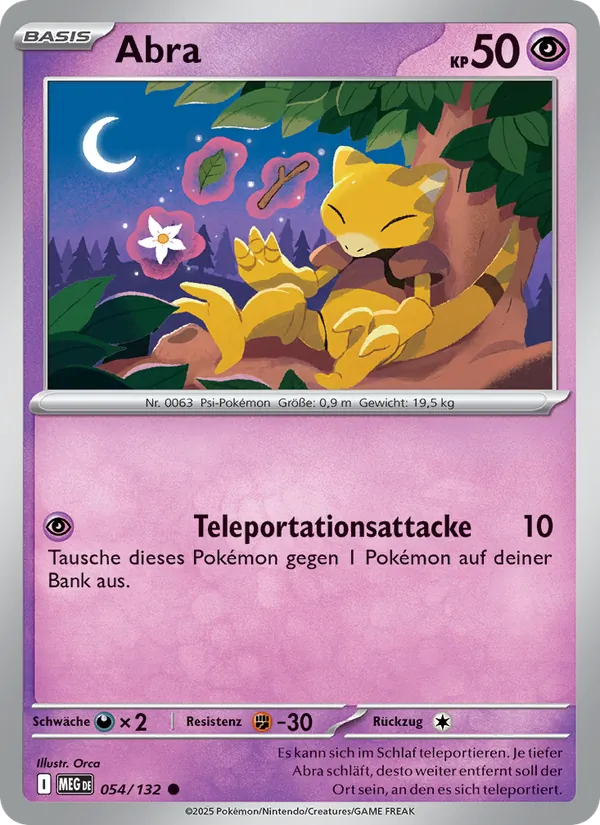 Abra Mega-Entwicklung 054/132