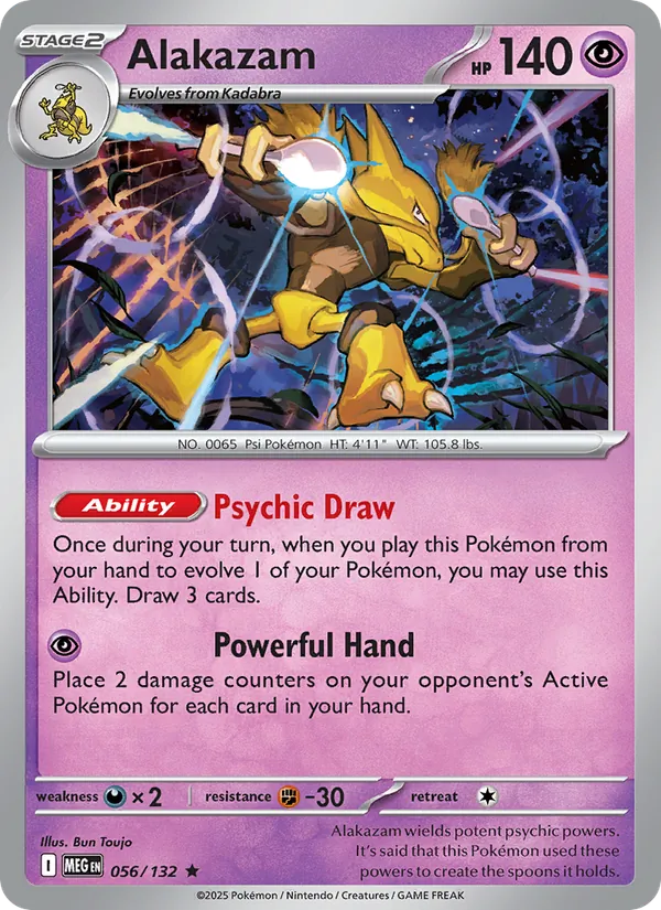 Alakazam Mega Evolution 056/132