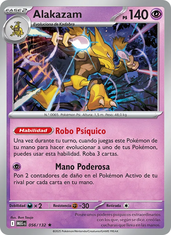 Alakazam Megaevolución 056/132