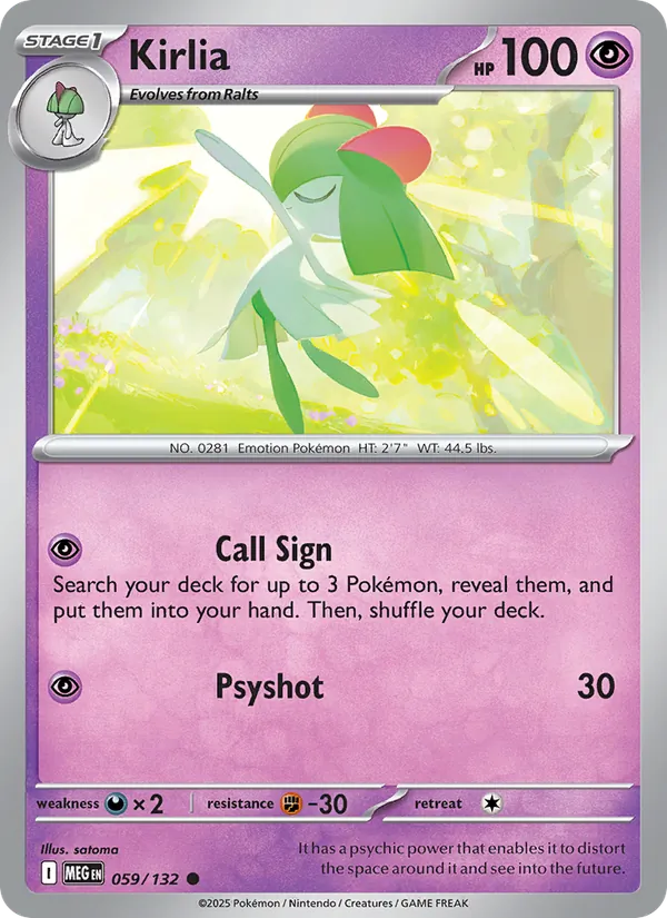 Kirlia Mega Evolution 059/132