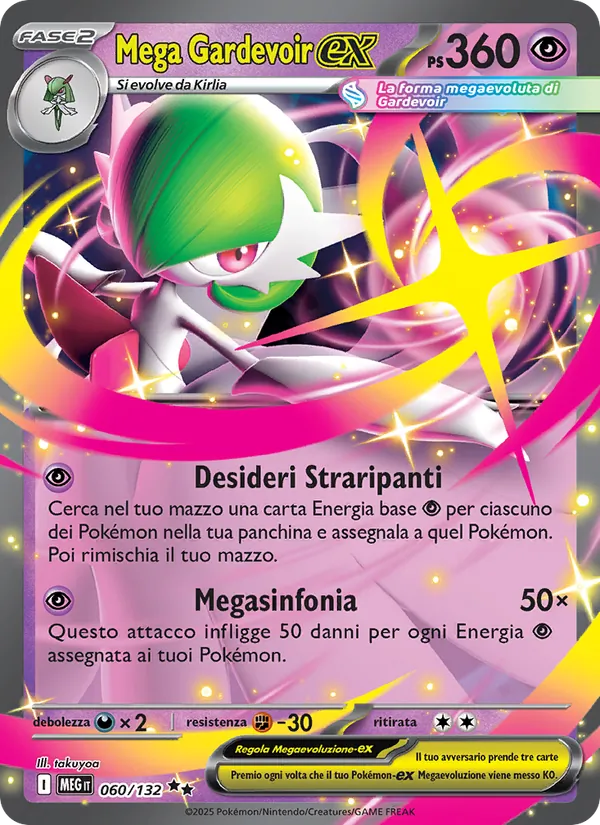 Mega Gardevoir-ex Megaevoluzione 060/132