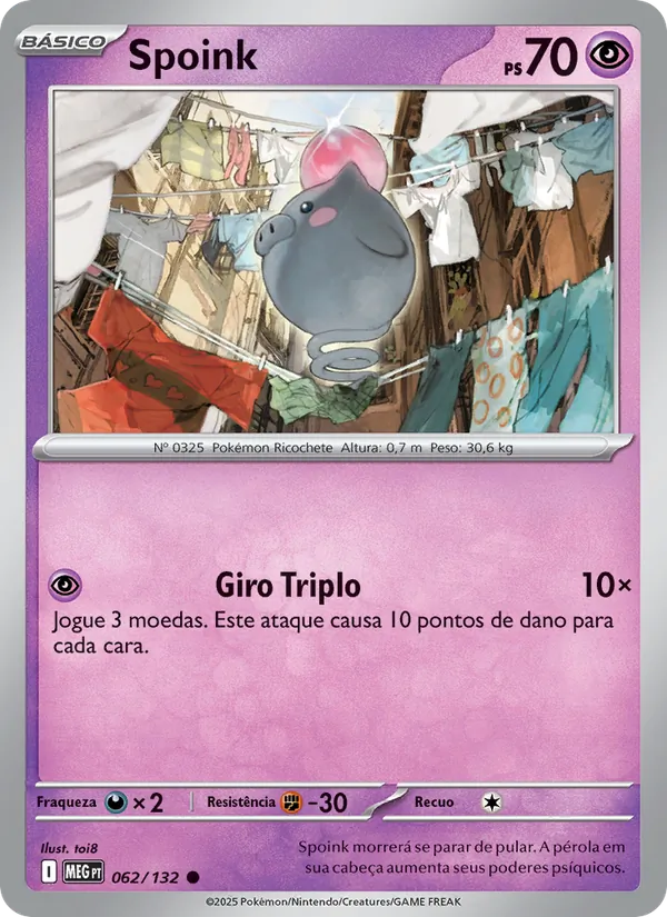 Spoink Megaevolução 062/132