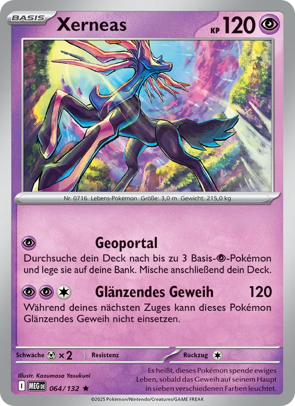 Xerneas Mega-Entwicklung 064/132
