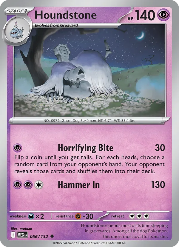 Houndstone Mega Evolution 066/132