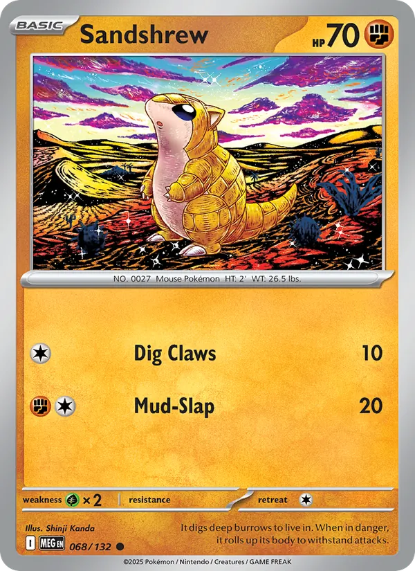 Sandshrew Mega Evolution 068/132