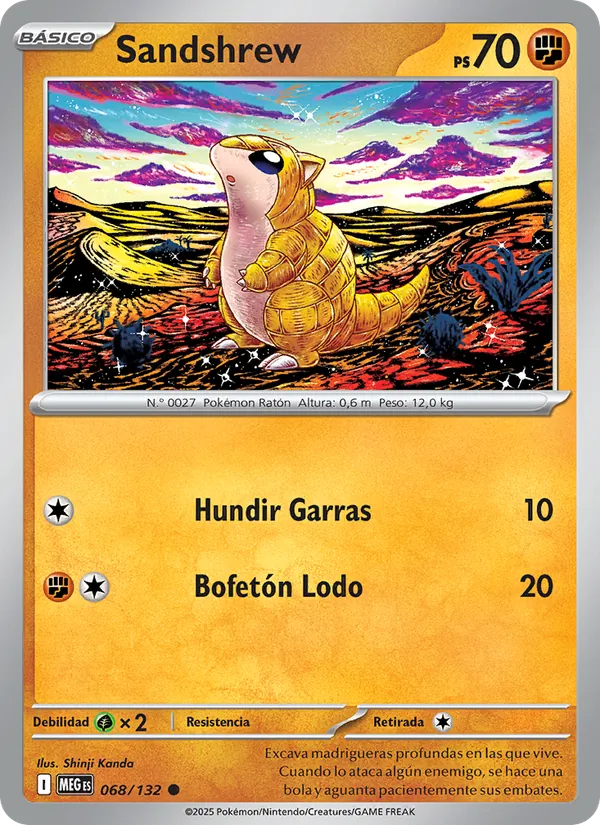 Sandshrew Megaevolución 068/132