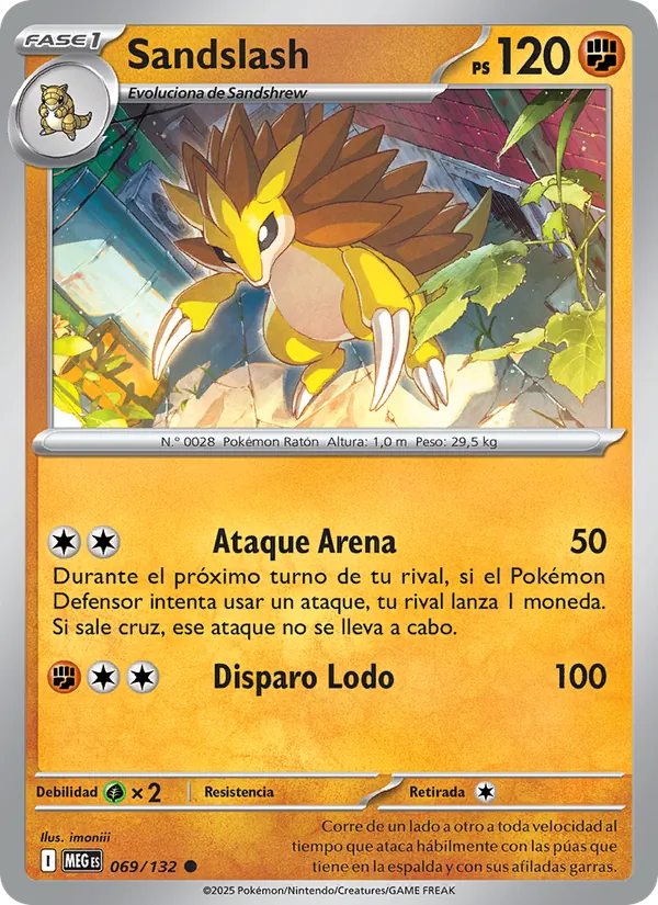 Sandslash Megaevolución 069/132