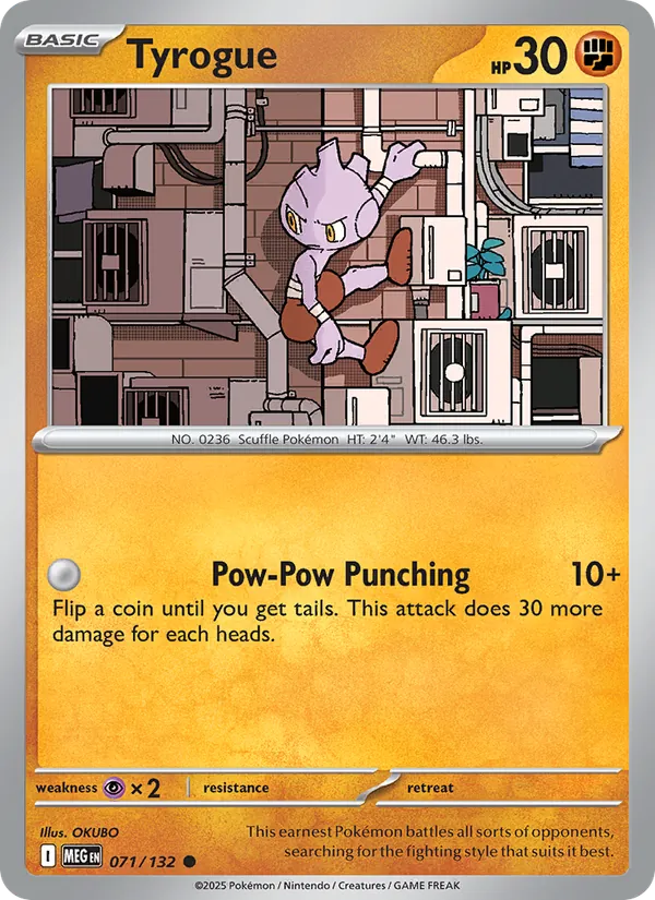 Tyrogue Mega Evolution 071/132
