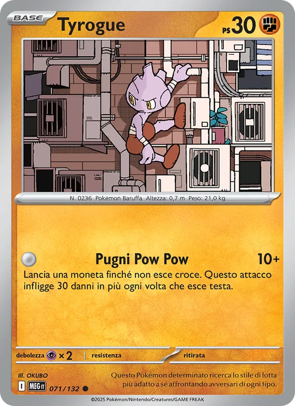 Tyrogue Megaevoluzione 071/132