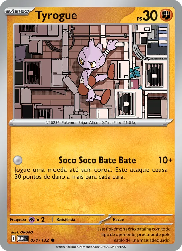 Tyrogue Megaevolução 071/132