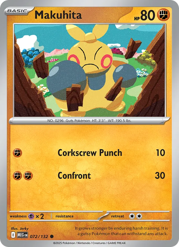 Makuhita Mega Evolution 072/132