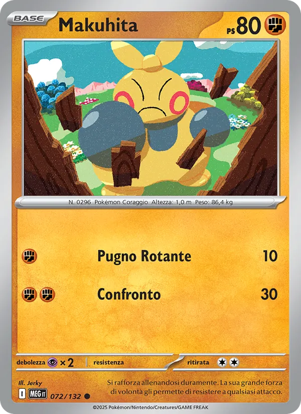 Makuhita Megaevoluzione 072/132