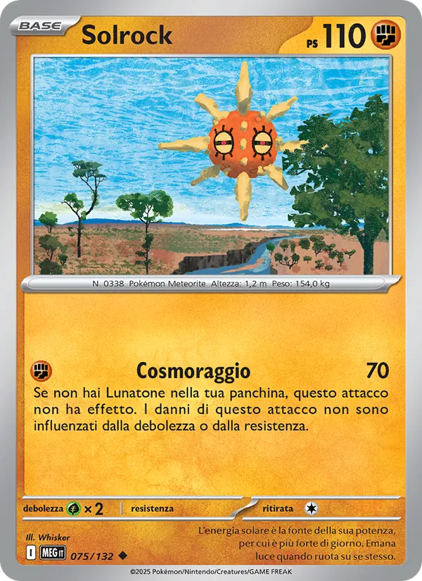 Solrock Megaevoluzione 075/132