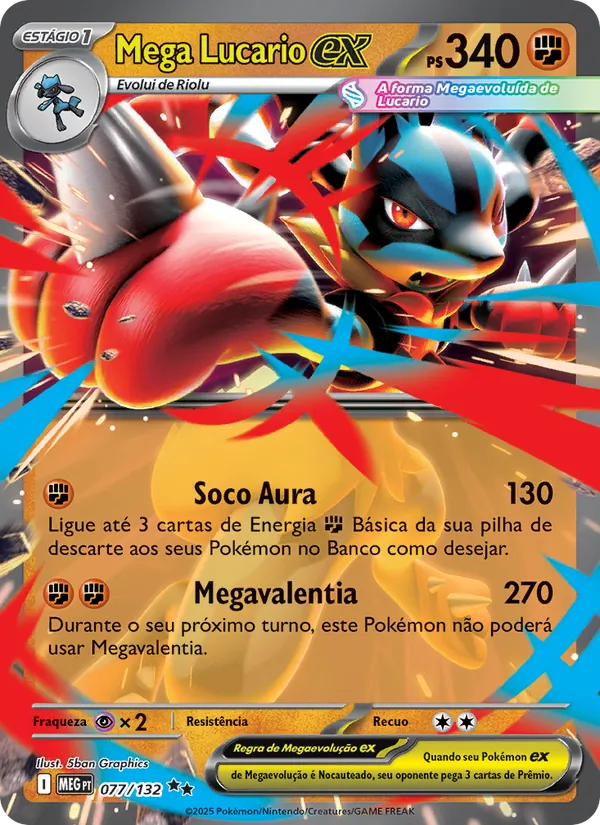 Mega Lucario ex Megaevolução 077/132