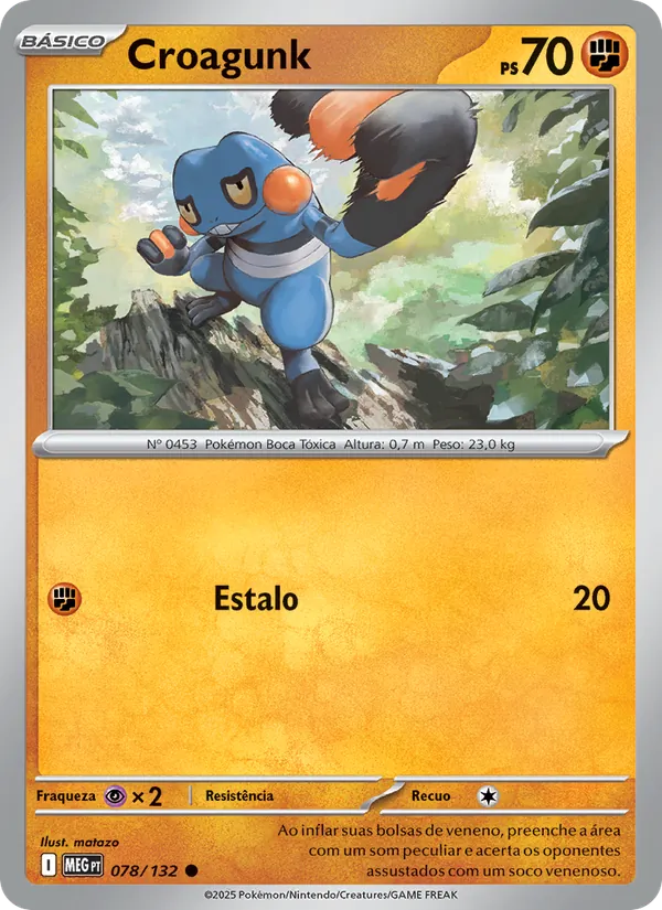 Croagunk Megaevolução 078/132