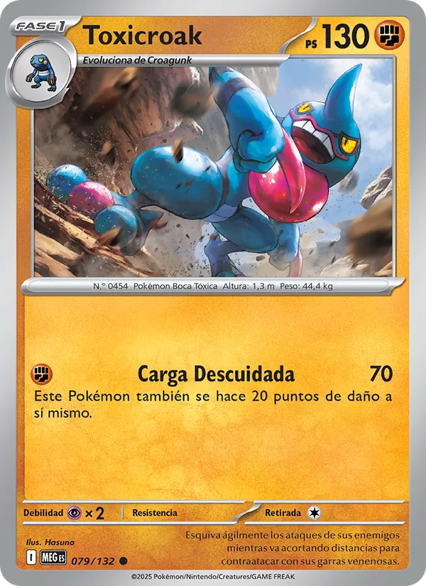 Toxicroak Megaevolución 079/132