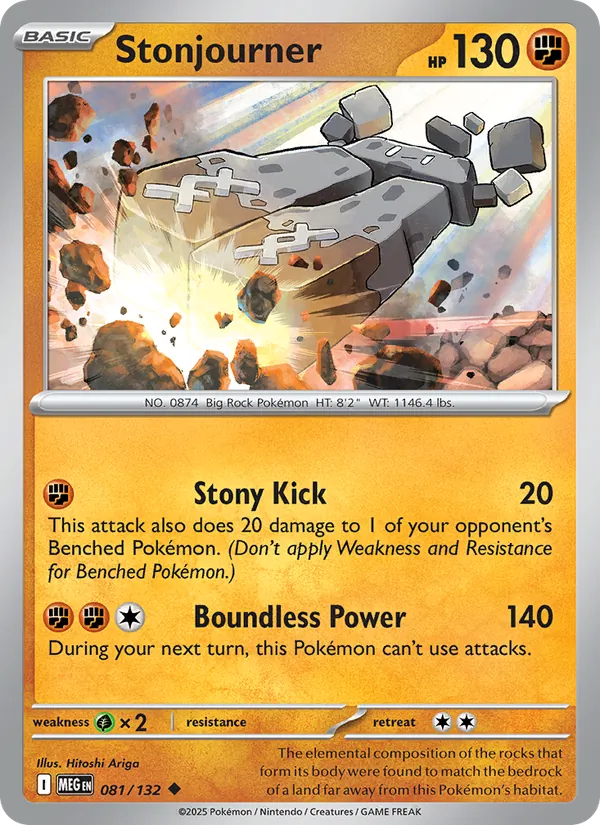 Stonjourner Mega Evolution 081/132