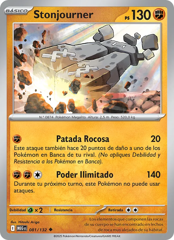 Stonjourner Megaevolución 081/132