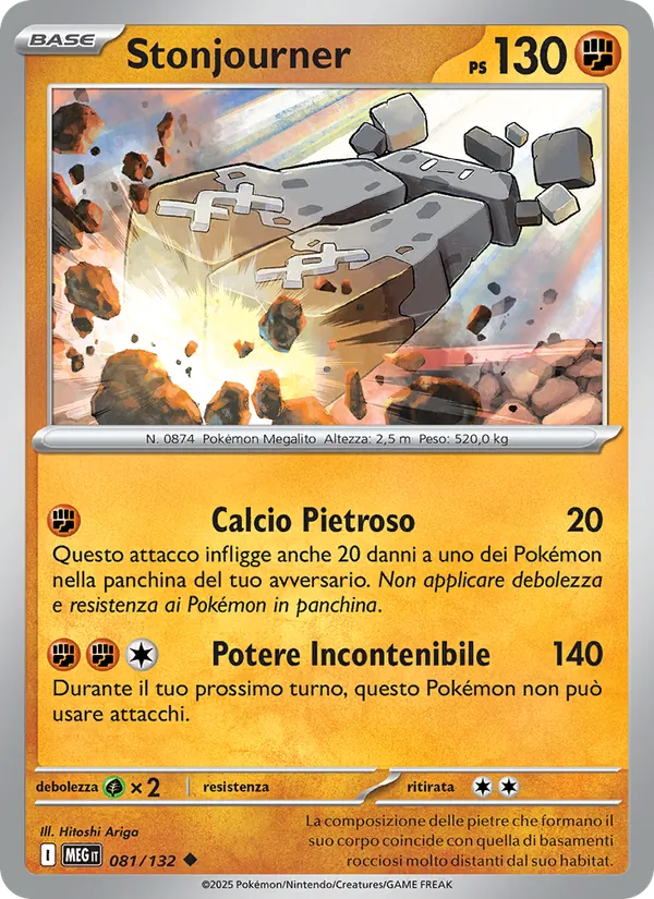 Stonjourner Megaevoluzione 081/132