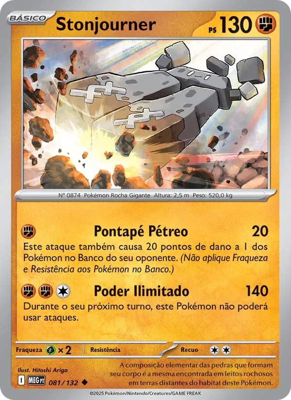 Stonjourner Megaevolução 081/132