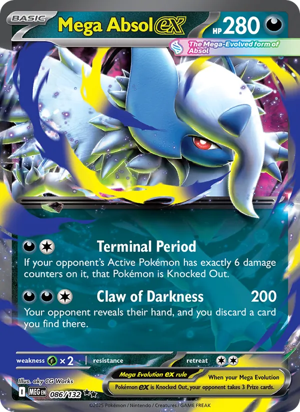 Mega Absol ex Mega Evolution 086/132