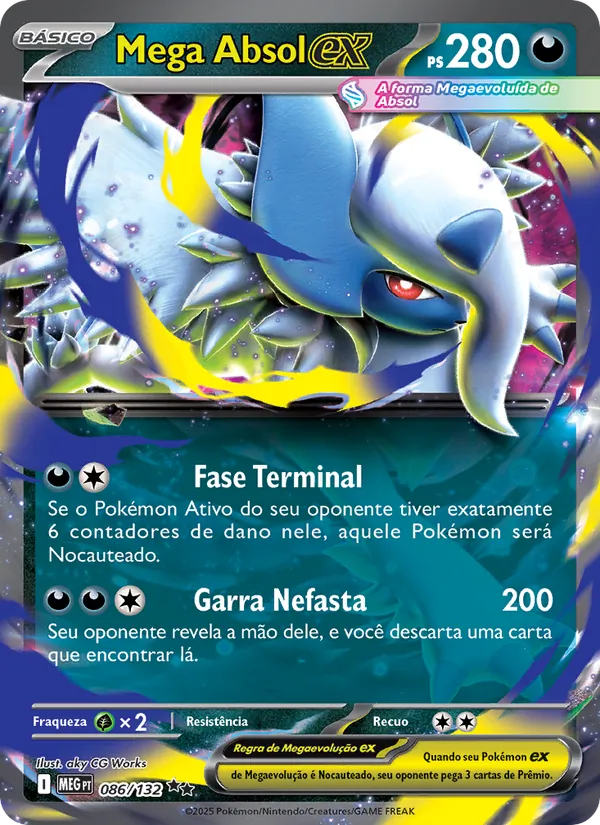 Mega Absol ex Megaevolução 086/132