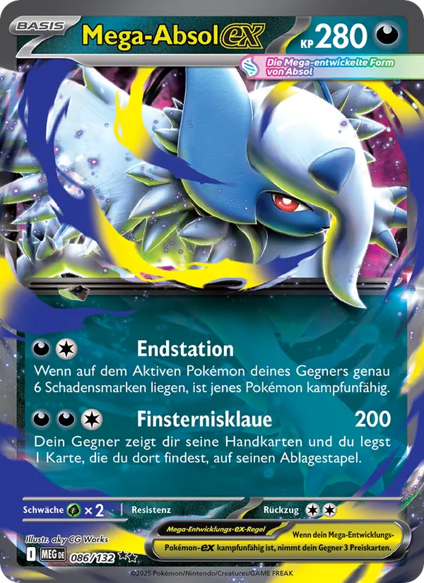 Mega-Absol-ex Mega-Entwicklung 086/132